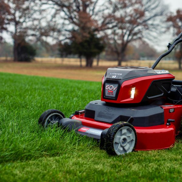 Toro 60V MAX* 30 in. (76 cm) eTimeMaster™ Personal Pace Auto-Drive™ Lawn Mower - (2) 10.0Ah Batteries/Chargers Included (21491)