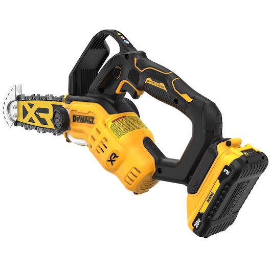 DEWALT 20V MAX* 8 in Brushless Cordless Pruning Chainsaw Kit With 3 Ah Battery