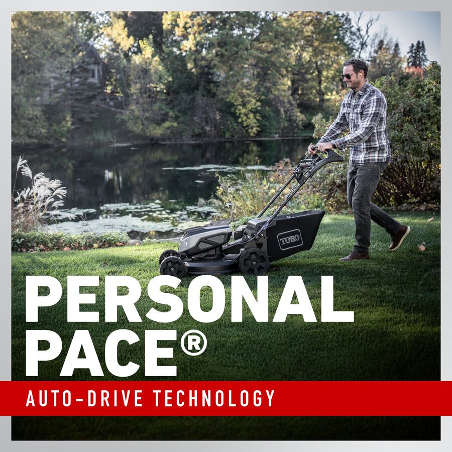 Toro 60V Max* 21 in. (53 cm) Super Recycler® w/Personal Pace® Lawn Mower - 7.5Ah Battery Included (21566)