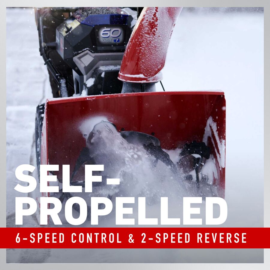Toro 60V MAX* 24 in. (61 cm) Power Max® e24 Two-Stage Snow Blower - (2) 6.0Ah Batteries Included (39924)