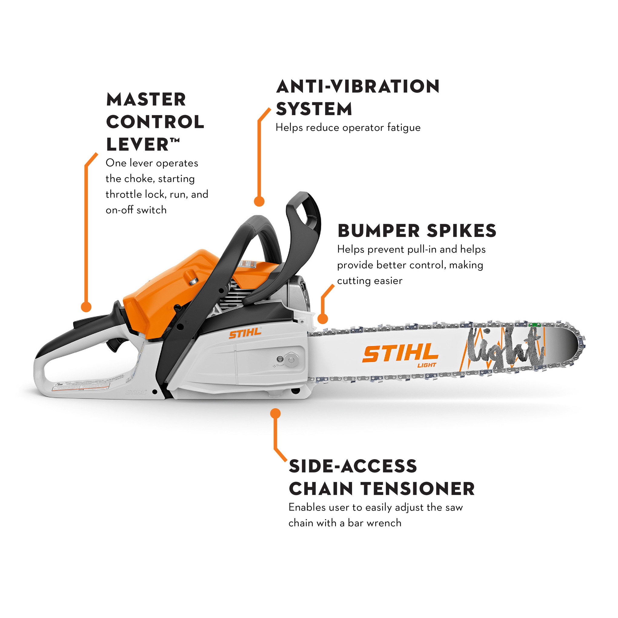 STIHL MS 162 Gasoline Chainsaw