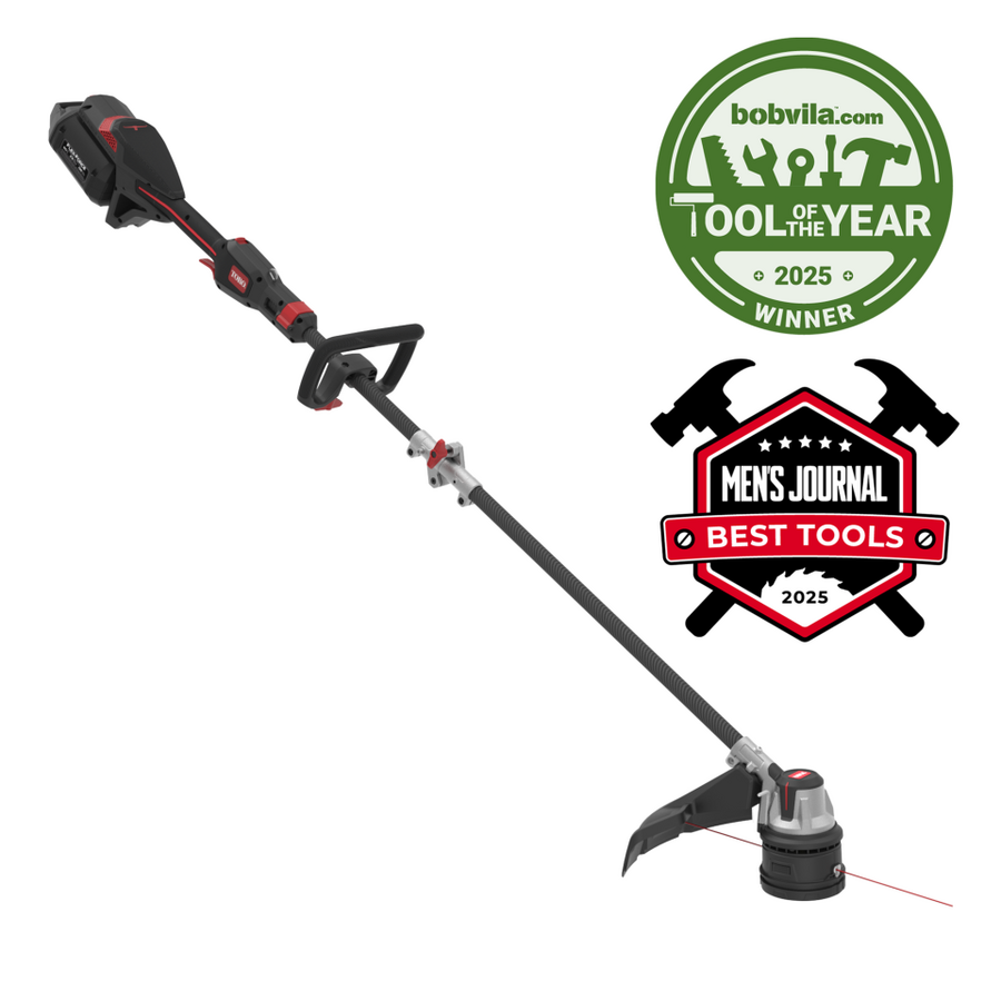 Toro 60V MAX* 17 in. (43.2 cm) Telescoping Carbon Fiber Shaft String Trimmer - 2.5Ah Battery Included (51838)