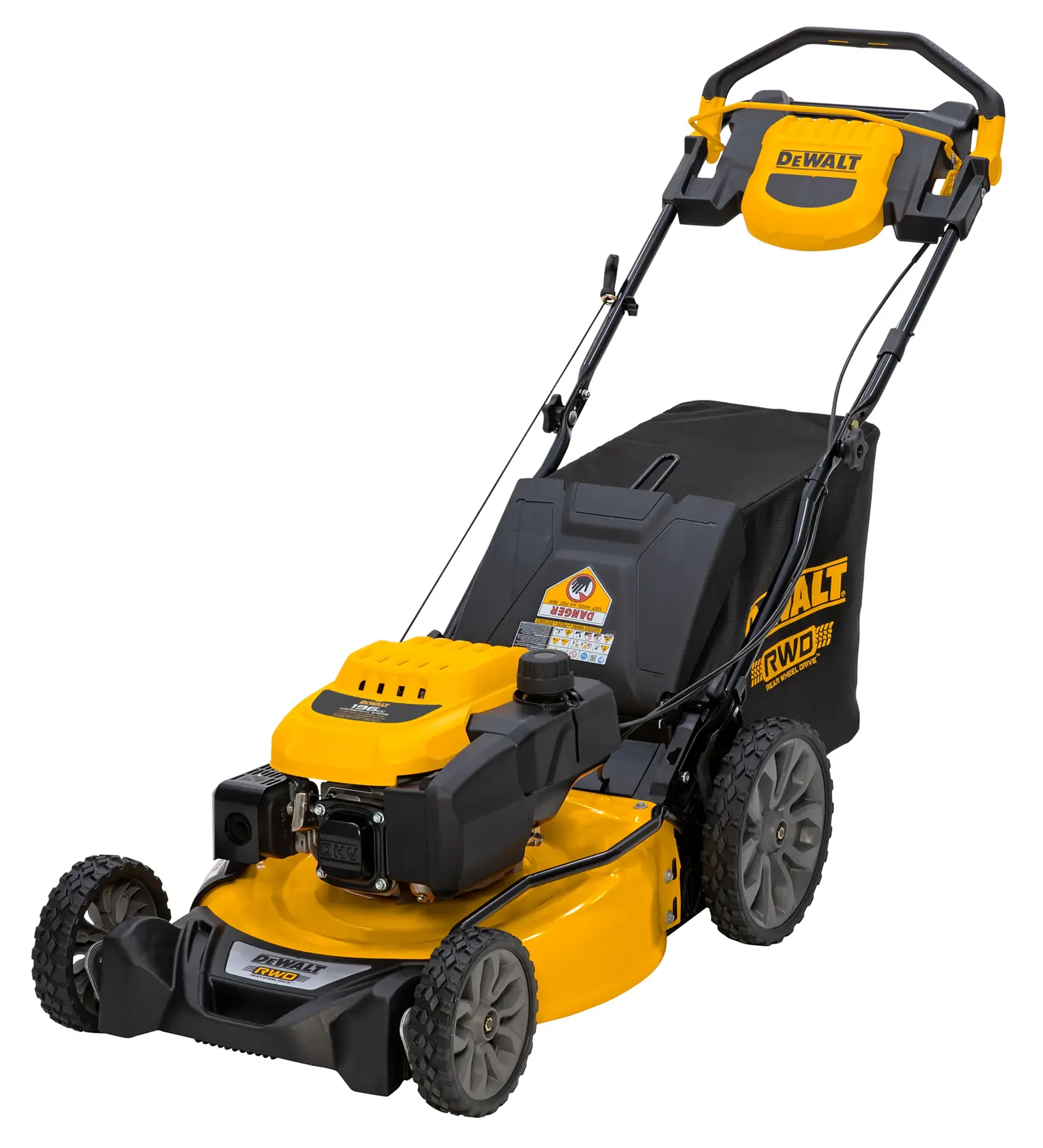 DEWALT® 21-in. 196cc RWD Self-Propelled 3-in-1 Lawn Mower With PowerAdapt™