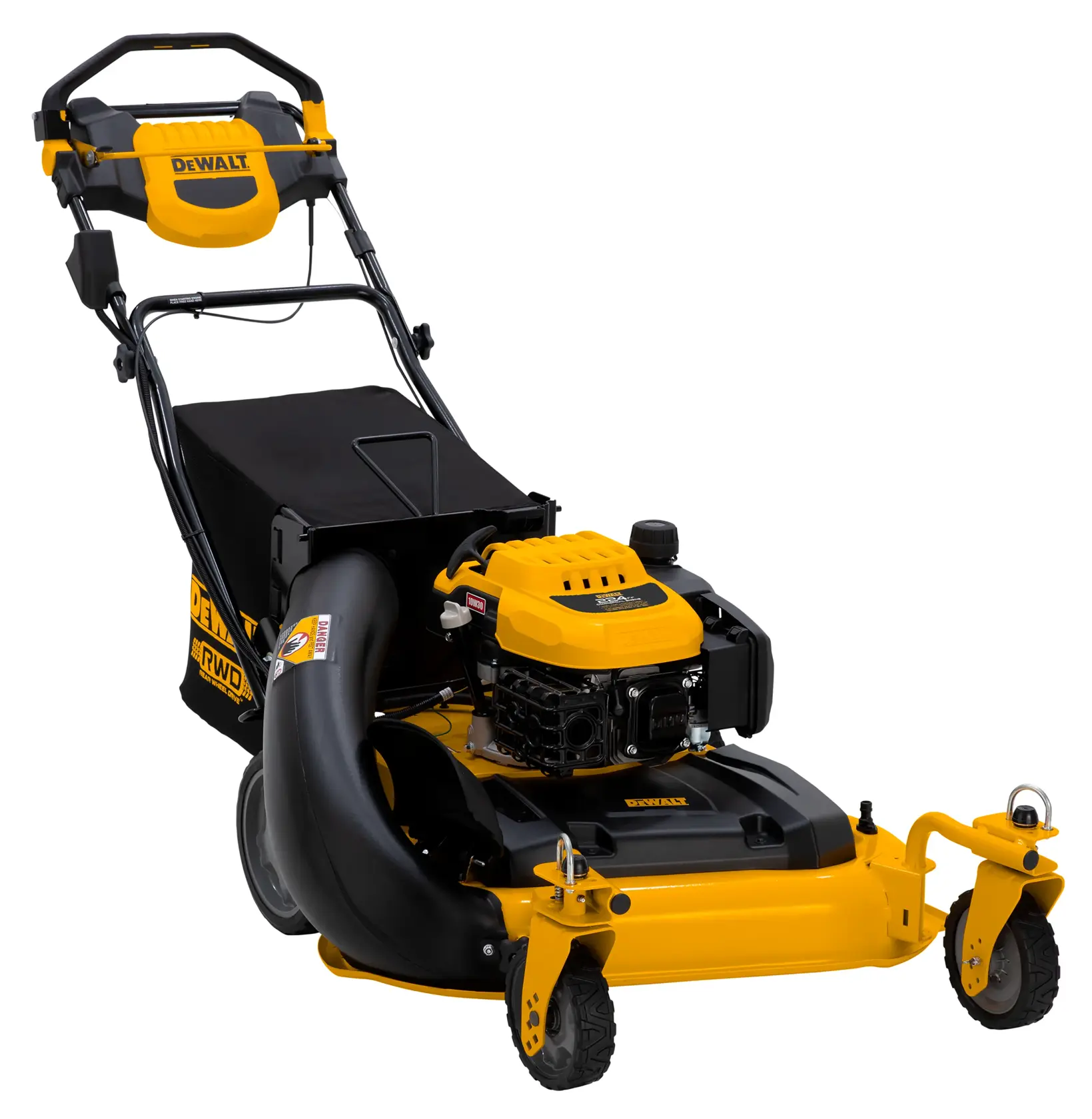 DEWALT® 28-in. 224cc RWD Self-Propelled 3-in-1 Lawn Mower With PowerAdapt™