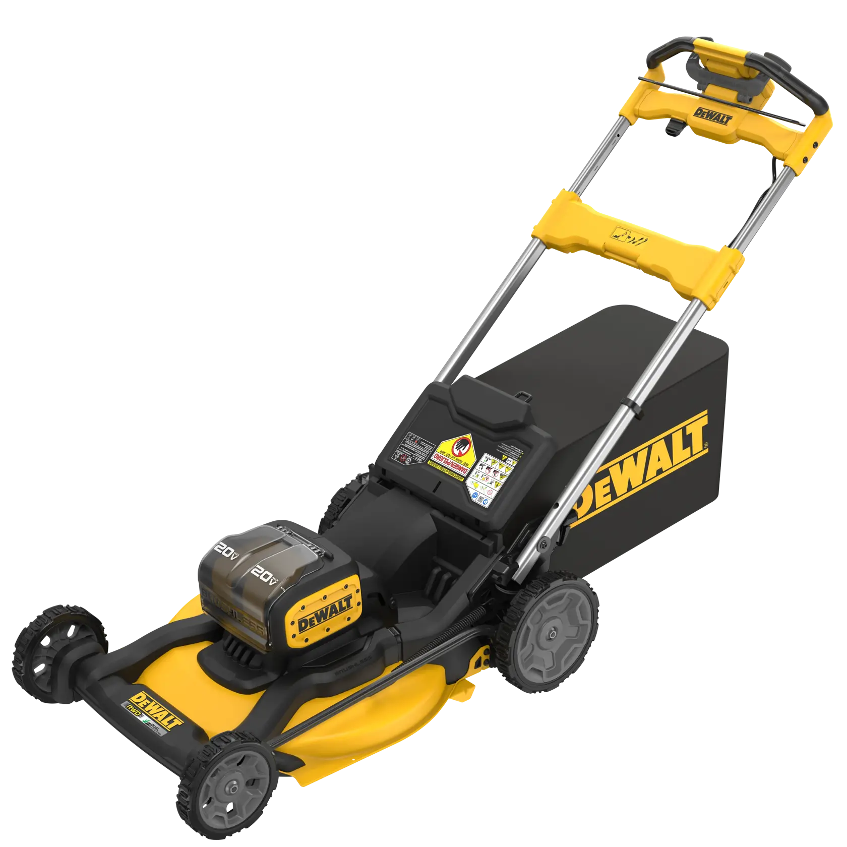 DEWALT® 2x20V MAX* XR Cordless Self-Propelled Mower with (2) 10.0 Ah Batteries and Charger