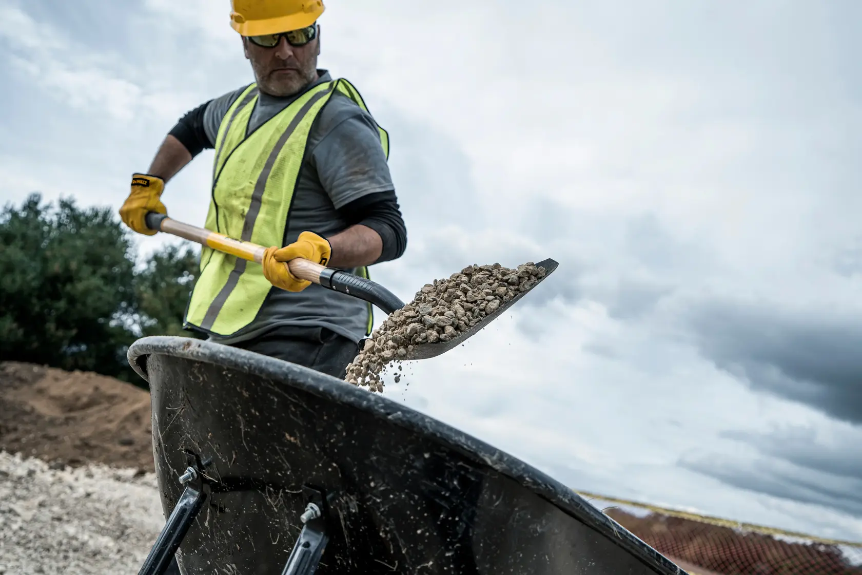DEWALT® 49 in Wood Handle Transfer Shovel