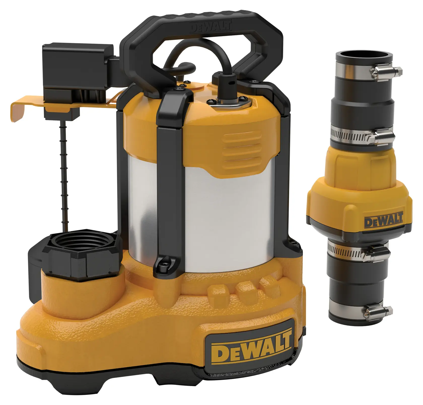 DEWALT® 1-3HP Sump Pump Stainless Steel Cast Iron Aluminum Submersible Automatic Vertical Switch
