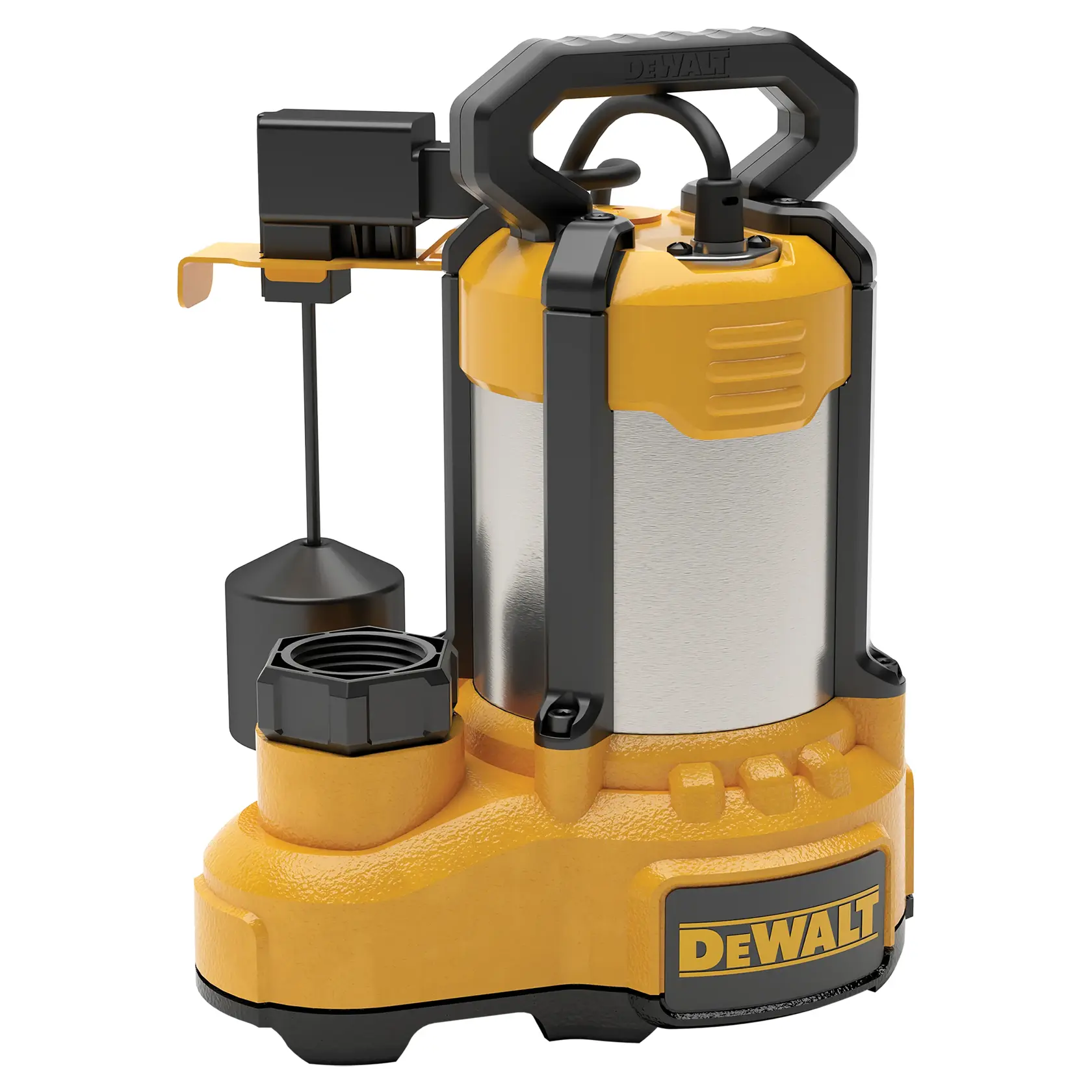 DEWALT® 1-2 HP SUMP PUMP-STAINLESS STEEL CAST IRON ALUMINUM-SUBMERSIBLE-AUTOMATIC-VERTICAL SWITCH
